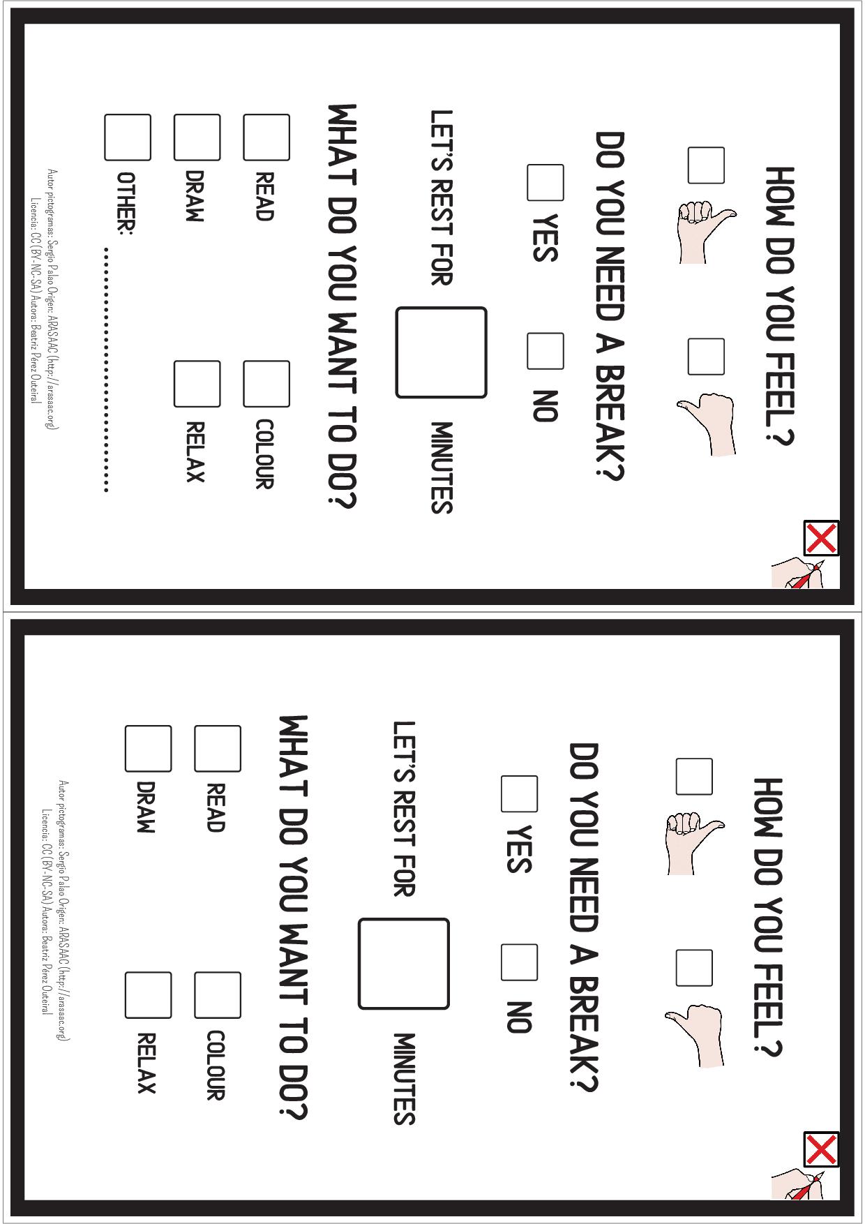 Choice board - Activities